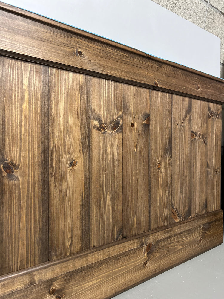 腰壁板材 ウォールナット調ウッド