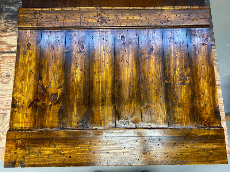 腰壁板材 ウッド(ツヤ有り)ダメージエイジング